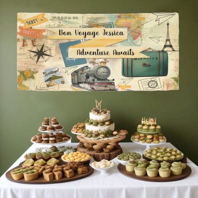 Vintage Travel Collage Banner (Von Creator hochgeladen)