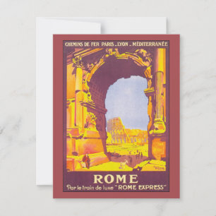 Vintage Travel, das Kolosseum Rom Italien Italien