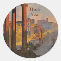 Vintage Travel Design mit dem Forum Romanum Dank