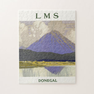 Vintage Travel Donegal Irland Puzzle