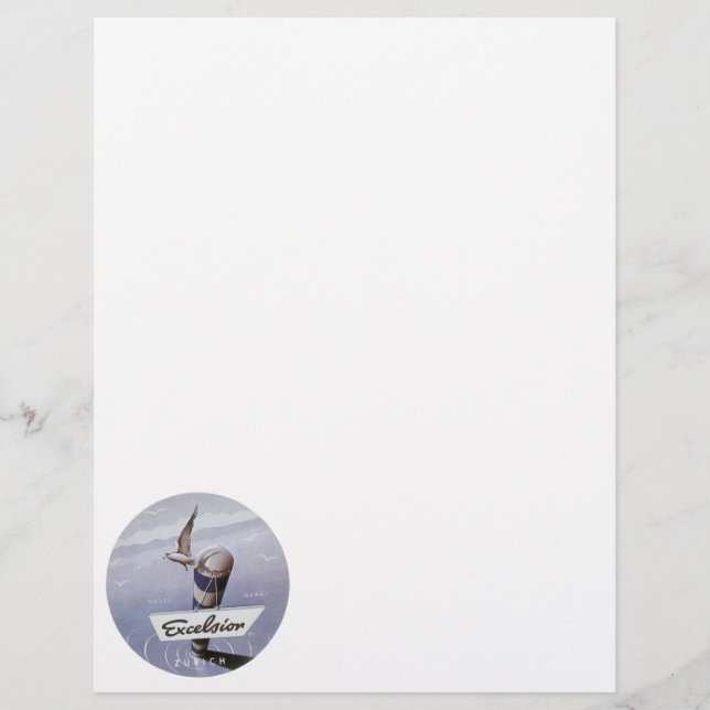 Vintage Travel Excelsior Hotel Zurich Schweiz (Vorderseite)