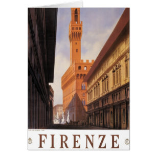 Vintage Travel, Firenze, Florenz, Palazzo Vecchio