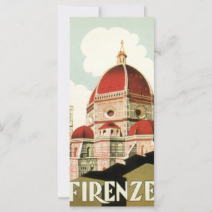 Vintage Travel Florenz Florenz Florenz Italien Kir