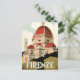 Vintage Travel Florenz Florenz Florenz Italien Kir Postkarte (Stehend Vorderseite)