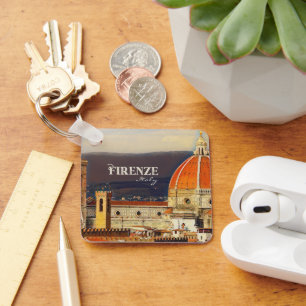 Vintage Travel Florenz Florenz Florenz Italien Kir Schlüsselanhänger