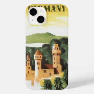 Vintage Travel, German Castle, Bayern Deutschland Case-Mate iPhone 14 Hülle
