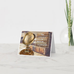 Vintage Travel Inspiration Mitteilungskarten