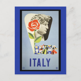 Vintage Travel - ITALIEN Postkarte