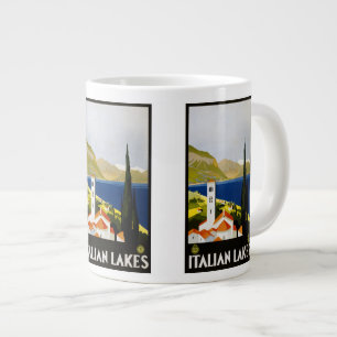 Vintage Travel Italienische Seen Tasse