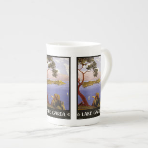 Vintage Travel Lake Garda Tasse Italien