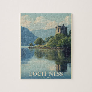 Vintage Travel Loch Ness Scotland Puzzle