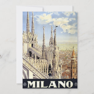 Vintage Travel Milano Italien Gotische Kathedrale 