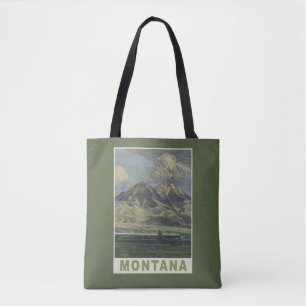 Vintage Travel Montana USA Taschen