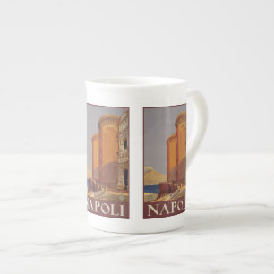 Vintage Travel Napoli Neapel Italien Tasse
