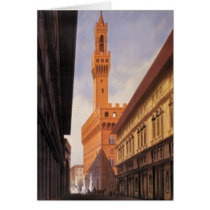 Vintage Travel, Palazzo Vecchio, Florenz, Italien