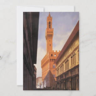 Vintage Travel, Palazzo Vecchio, Florenz, Italien