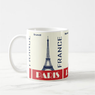 Vintage Travel Pars Frankreich Kaffeetasse