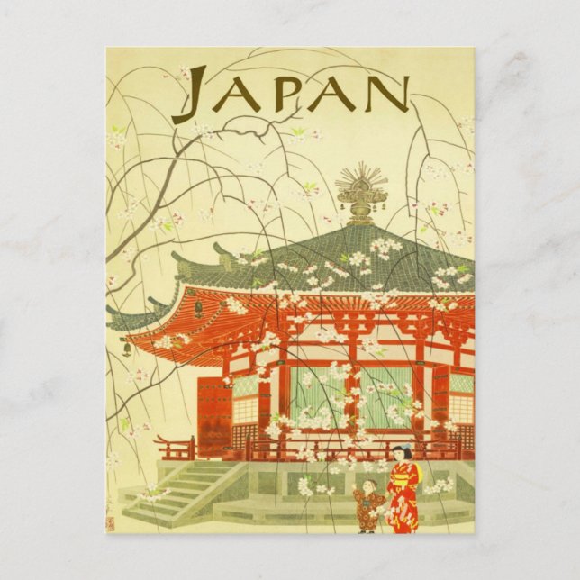 Vintage Travel Postcard - JAPAN Postkarte (Vorderseite)