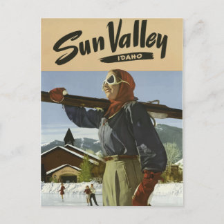 Vintage travel postcard poster Idaho USA Postkarte