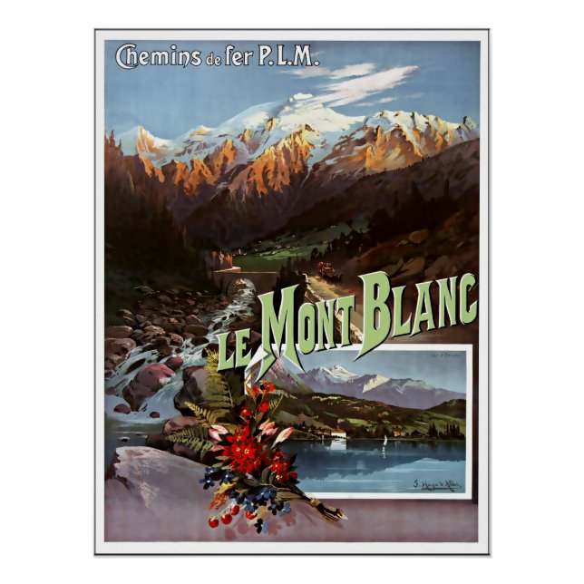 Vintage Travel Poster (Vorderseite)