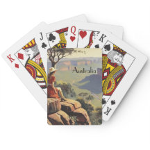 Vintage Travel Poster Australien Canyon