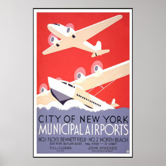 Vintage Travel Poster City of New York