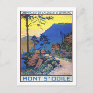 Vintage Travel Poster, Frankreich Postkarte