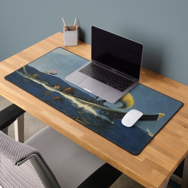 Vintage Travel Poster für Alaska Nordpazifik Schreibtischunterlage (Büro 2)