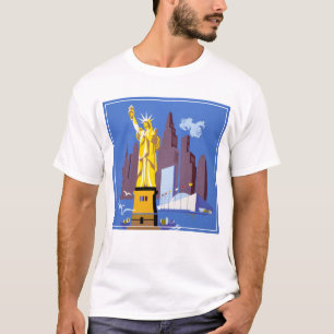 Vintage Travel Poster für Deutschland Airlines T-Shirt