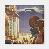 Vintage Travel Poster für Guatemala