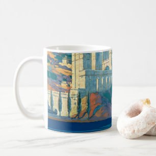 Vintage Travel Poster für New York Central Lines Kaffeetasse