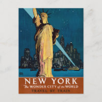 Vintage Travel Poster für New York