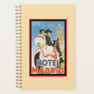Vintage Travel Poster - Hotel Madrid Planer