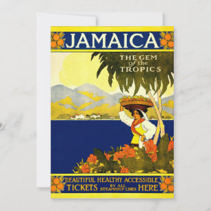 Vintage Travel Poster: Jamaika Einladung
