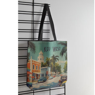 Vintage Travel Poster Key West benutzerdefinierbar