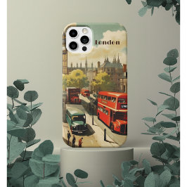 Vintage Travel Poster London City Centre Case-Mate iPhone Hülle