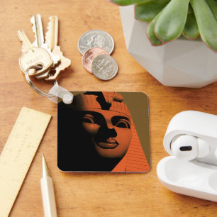 Vintage Travel Poster mit Sphinx, Ägypten, Afrika Schlüsselanhänger