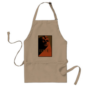 Vintage Travel Poster mit Sphinx, Ägypten, Afrika Schürze