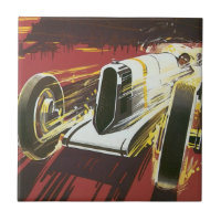 Vintage Travel Poster, Monaco Grand Prix Auto Race