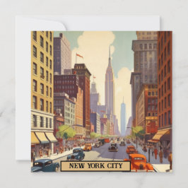 Vintage Travel Poster New York
