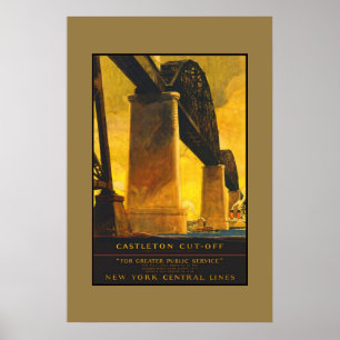 Vintage Travel Poster New York