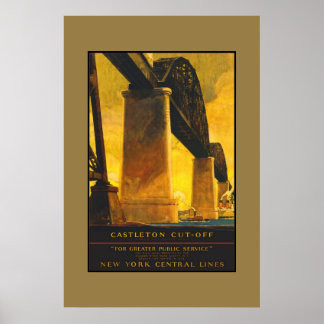 Vintage Travel Poster New York
