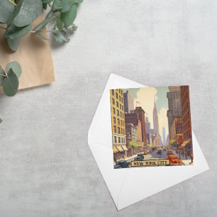 Vintage Travel Poster New York