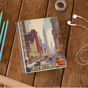 Vintage Travel Poster New York Planer