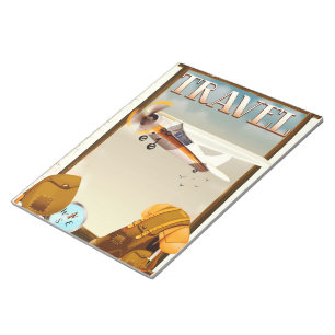 Vintage Travel Poster Notizblock