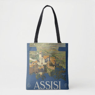 Vintage Travel Poster of Assisi, Italien