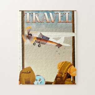 Vintage Travel Poster Puzzle