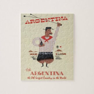 Vintage Travel Poster Puzzle