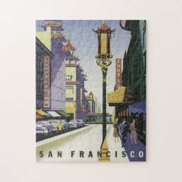 Vintage Travel Poster San Francisco Puzzle