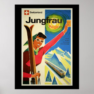 Vintage Travel Poster, Schweiz, Poster